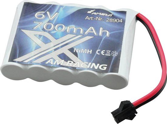 Amewi NiMH accupack 6 V 700 mAh Aantal cellen: 5 Stick Micro-car-bus