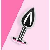 EIS Anale plug met kristal, 7 cm