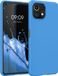 kwmobile telefoonhoesje geschikt voor Xiaomi 11 Lite (5G) NE / Mi 11 Lite (5G) - Hoesje voor smartphone - Back cover in stralend blauw