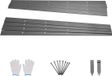 Bordure de jardin en métal, 8 pièces, 72 pouces de long, antirouille et flexible, pour pelouse et jardin