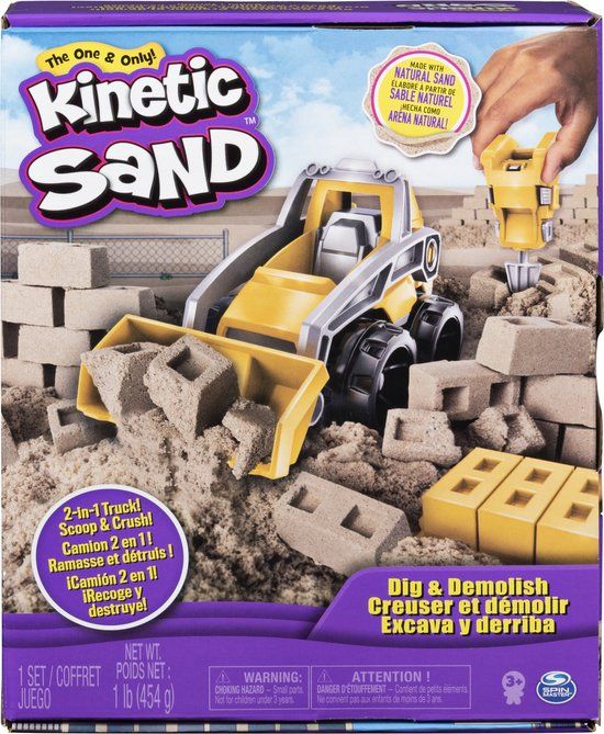 Kinetic Sand Dig & Demolish Truck Playset