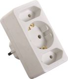 AS Schwabe 49111 Stopcontactsplitter Wit