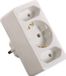 AS Schwabe 49111 Stopcontactsplitter Wit