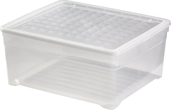 Curver Textielbox Opbergbox - 18,5L - Kunststof - Transparant