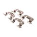 Maxgear Kit d'accessoires, plaquette de frein à disque 27-2542 Fiat