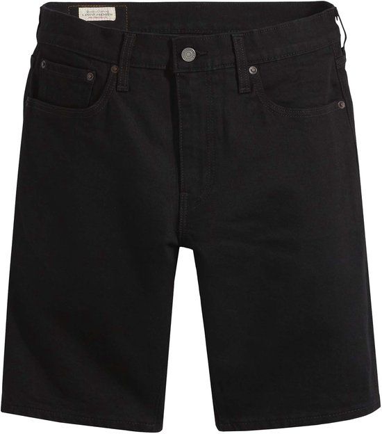 Levis 405 Standard Shorts Zwart Katoen Denim Regular Fit Mannen W30