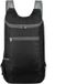 Sac à dos ultraléger pliable sans marque - matériau en tissu Oxford imperméable - grande capacité - unisexe - Noir