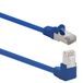 1aTTack.de Cat.6 netwerkkabel 90 graden hoek 1m - Blauw