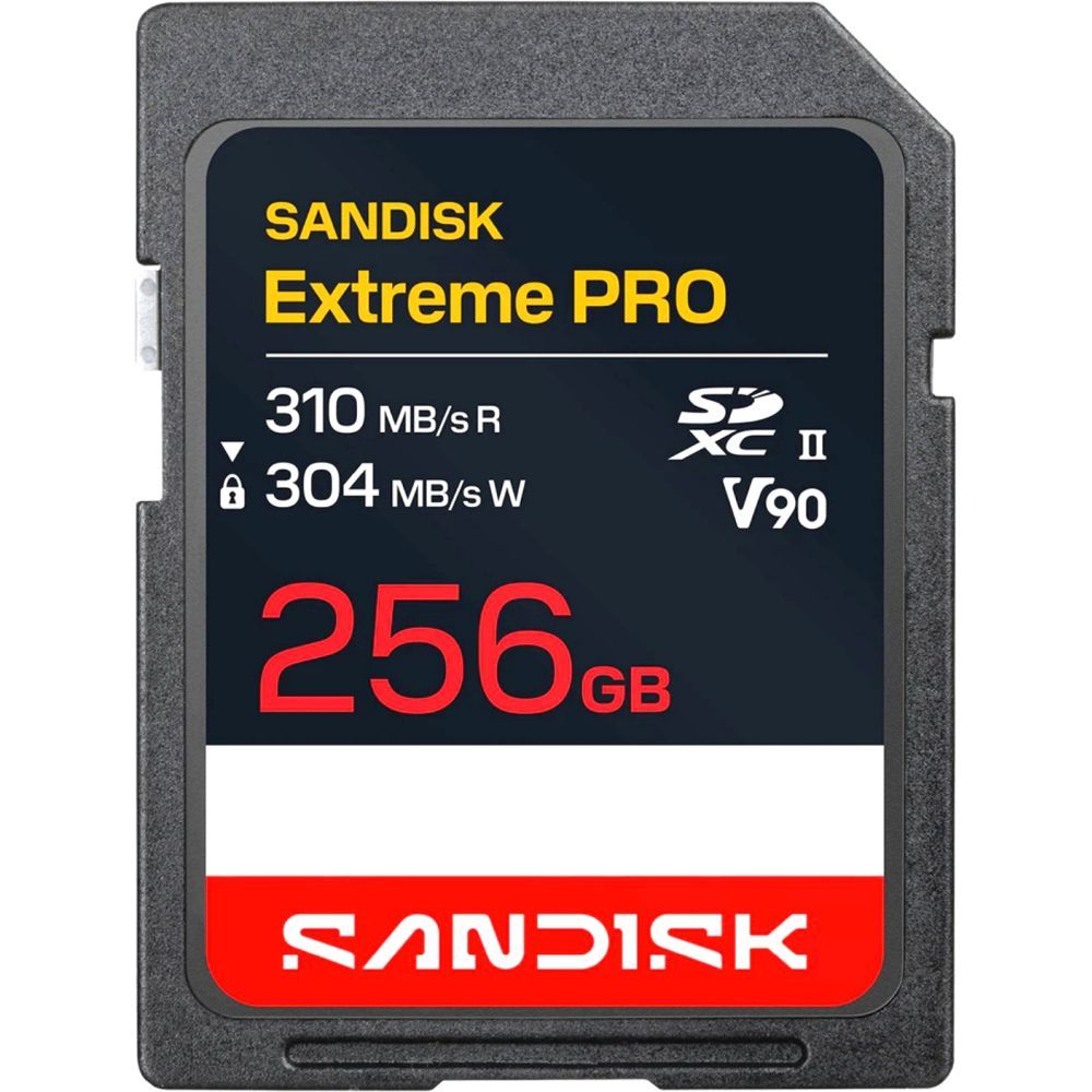 SanDisk Extreme PRO 256GB SDXC 310MB/s UHS-II V90