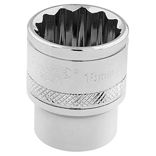 Draper 3/8-inch Hi-Torq Metric Socket - 18mm