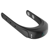 Funny Me - Anneau de pénis vibrant rechargeable réglable - Silicone noir