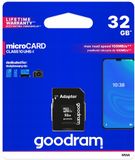 R2 INVEST GOODRAM 32GB Micro SDHC-geheugenkaart + SD-adapter