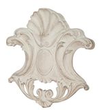 Biscottini Wapen Heraldico 58 x 9 x 58 cm – wapen van houtafwerking bladgoud – Made in Italy