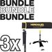 Hercules Stands HCSLDS-440BP Travlite Set stand de clarinette + pupitre + housse