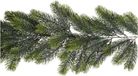 Everlands Dennenslinger/dennen guirlande - groen - 180 x 30 cm - kunststof - 168 tips - buiten