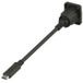 Neutrik Câble USB-C® USB-C® femelle, USB-C® mâle 15 cm Noir Ignifugé NAUSBC-5G-FL15