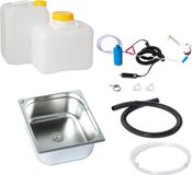 Raccordement d'eau, mini-cuisine, unité de cuisine, cuisine de voyage, camping-car, bus, Volkswagen T3, T4, T5, Vito