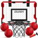 Panier de basket - Mini set de basket-ball - Porte - 4 ballons - Intérieur