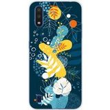 Samsung Galaxy A01 Sea flowers bedrukt siliconen hoesje