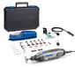 Dremel 4250 Draaigereedschap, 175 W, multitoolkit met 3 opzetstukken, 45 accessoires, 175 W motor met elektronische feedback, variabele snelheid 5.000-35.000 omw/min