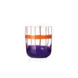 Ichendorf Milano Tumbler, Orange & Lila, collectie Gesti, 35 cl, mondgeblazen glas, handgemaakt