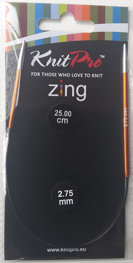 KnitPro Zing Rondbrienaald 2.75mm en 25.00 cm