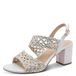 MARCO TOZZI 2-28301-46 damessandalen, Witte kam, 40 EU
