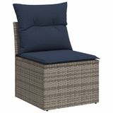 VidaXL 3327162 Tuinmeubelset Marineblauw