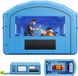 Cabine gonflable sans marque - Tente de pulvérisation 7x4x2,75 m - Avec ventilateurs 550W et 750W - Filtration au charbon actif - Avec vestiaire - Fenêtres en PVC - Portable de taille moyenne - Bleu