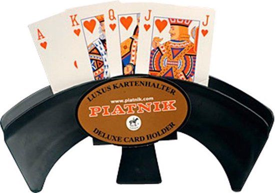 Piatnik Kaarthouder Deluxe - Zwart - Kunststof - 13 kaarten