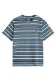 LEVI'S ® Chemise 'SS Original HM Tee' bleu clair / bleu foncé / jade vert / blanc