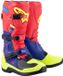 Alpinestars Tech 3 Rouge Vif Bleu Foncé Jaune Fluo - Taille US 7