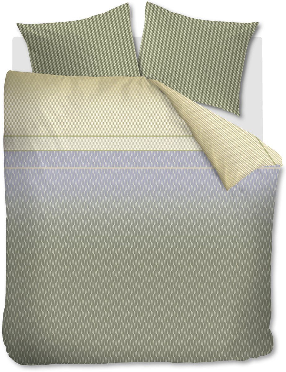 Beddinghouse Archer dekbedovertrek - Tweepersoons - 200 x 200/220 cm - Groen