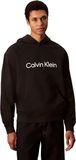 Calvin Klein Sweatshirt 'Logo' zwart / wit