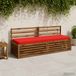 vidaXL - 1-delig - Bankkussen - VUGHT - 100% - Polyester - Rood - 170 x 50 x 5 cm