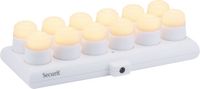Securit® set bougies chauffe-plat rechargeables Amsterdam en blanc chaud