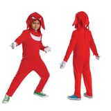 Disguise SONIC MOVIE 2, Knuckles outfit, Maat M (7-8 jaar), Jongens