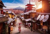 Hao Xiang JigSaw Mount Fuji Legpuzzel 2000 Stukjes Puzzel 97 x 67 cm Puzzle Vanaf 14+