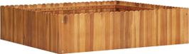 vidaXL Verhoogde Plantenbak 100x100x25 cm Massief Acaciahout