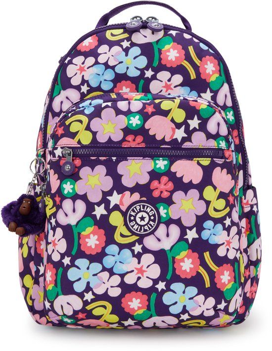 Kipling SEOUL Unisex Rugzak - Fairy Flower