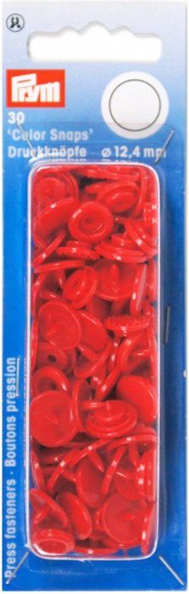 Prym Drukknoop ColorSnaps 12,4 mm rood 30 st.