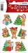Herma Kerstdecoratie Stickervel Knuffelberen