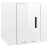 VidaXL Tv-wandmeubel 40x34,5x40 cm hoogglans wit