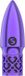 Shots Glitter Rechargeable ABS Bullet - Purple