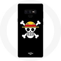 Maniacase Etui voor Samsung Galaxy Note 9 One Piece Manga Death's Head Zwarte achtergrond