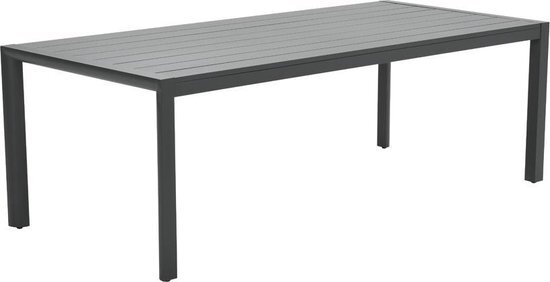 Garden Impressions Adana tuintafel 220x100 - donker grijs