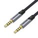 Vention câble audio BAQHF 1 m 3,5 mm TRRS gris