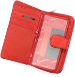 Pierre Cardin Portefeuille femme cuir argent noir