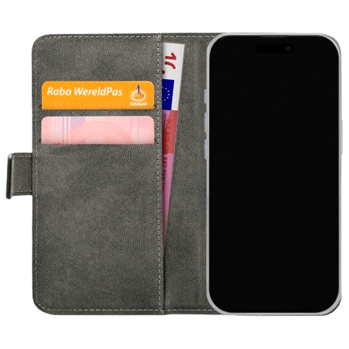 Mobilize PU-Leer Book Case Zwart Apple iPhone 17 Pro