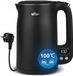 Bear 1,7 l waterkoker van roestvrij staal 304 met 11 temperaturen, 1800 W, bescherming tegen droge brandwonden, dubbele bescherming tegen verbranding, precisiecontrole door led 40 °C - 100 °C